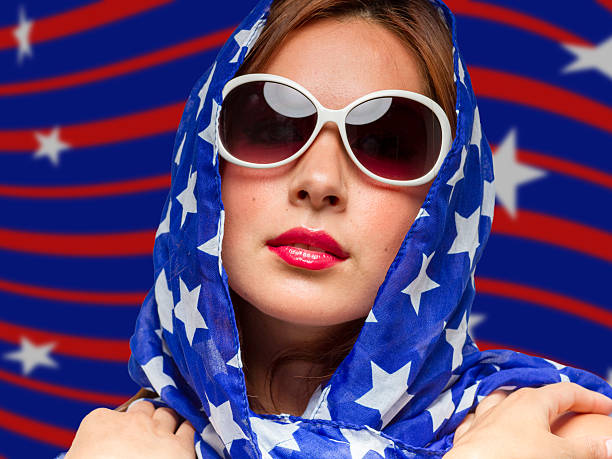 istock Female in American Colors 495568445
