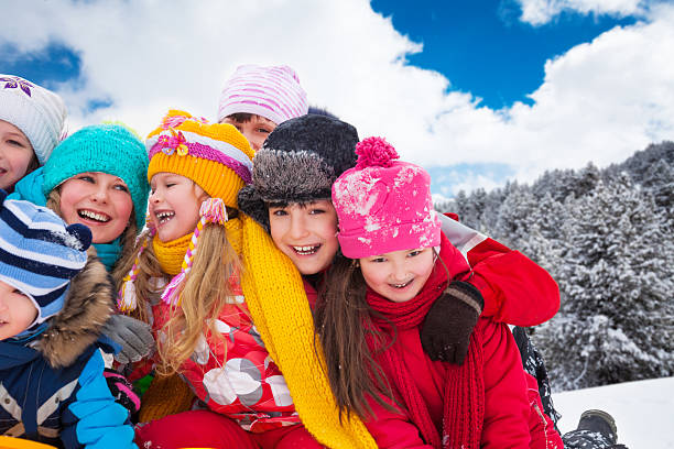 istock Bug lump of happy kids 495571651