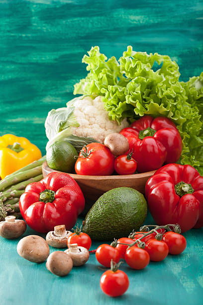 istock vegetables tomato pepper avocado onion cauliflower lettuce 495573926