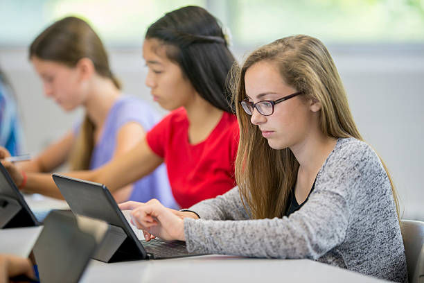 istock Tennage Girl Checking Social Media 495574644
