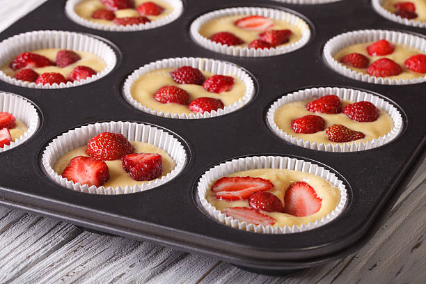 istock cooking strawberry muffins in baking dish macro 495578846