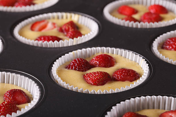 istock aw strawberry muffins in baking dish macro. horizontal 495580004