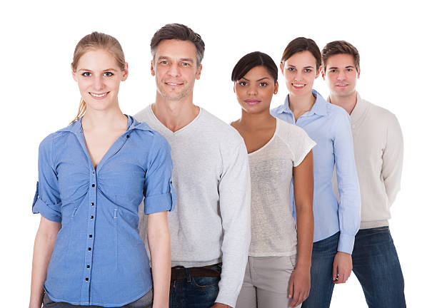 istock Group Of People Standing In A Row 495583865