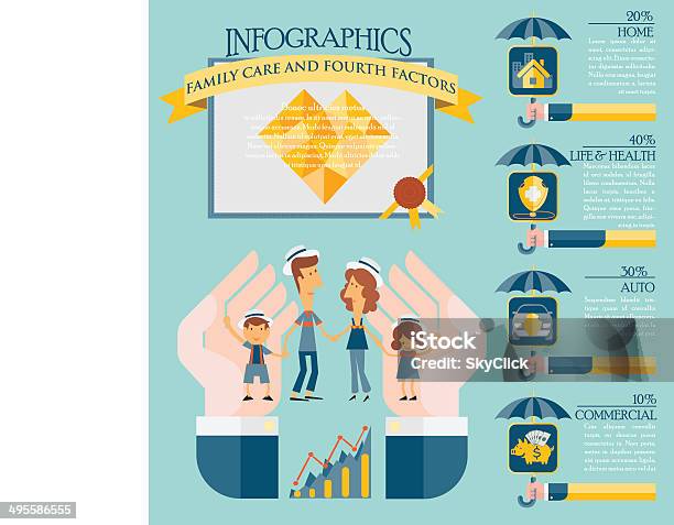 Family Care And Fourth Factors Stock Illustration - Download Image Now - Childbirth, Family, Bank Deposit Slip