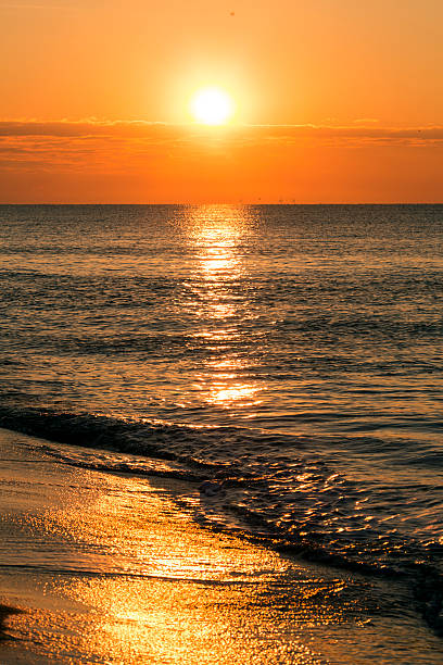 istock Beautiful sunset above the sea 495588167