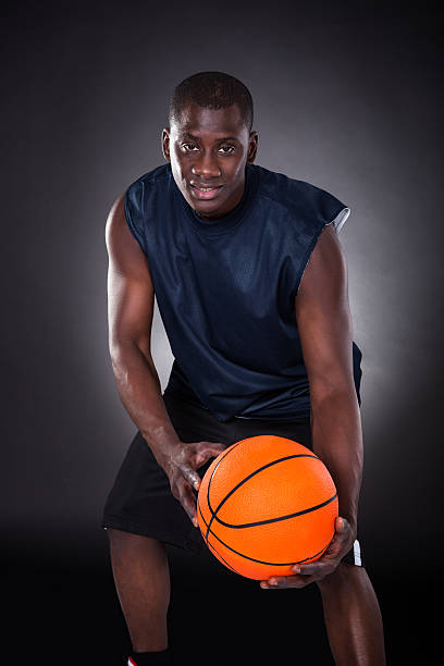 istock African Young Man With Basketball 495589681