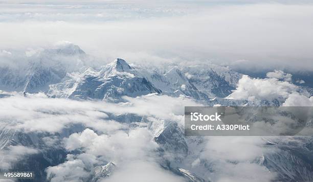 Mountain Peaks Stock Photo - Download Image Now - Cloud - Sky, Himalayas, Mountain