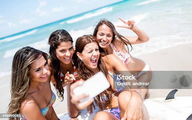 Summer Selfie Stock Photo - Download Image Now - 20-29 Years, Adult, Adults Only