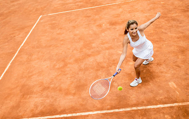 istock Woman playing tennis 495590099