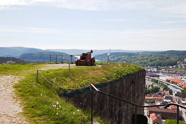 View of Halden from Fredriksten Fort.