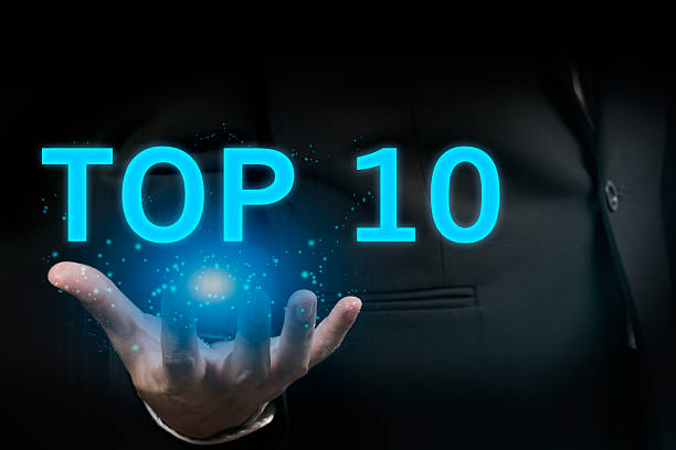 istock Businessman hand Holding TOP 10 Word 495595700