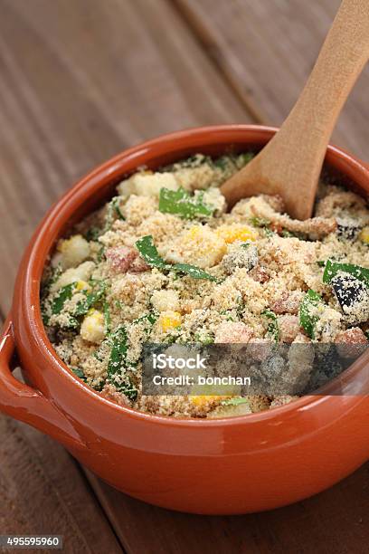 Farofa Brazilian Food Stock Photo - Download Image Now - Farofa, Brazil, Food