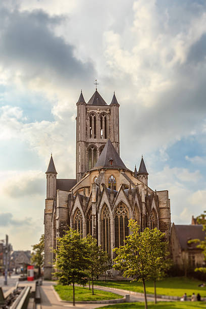 istock Ghent, St. Nicholas' Church - Belgium 495600606