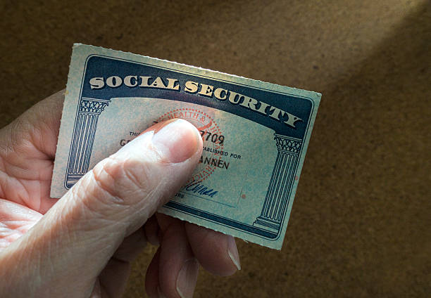 ソーシャルセキュリティカード - social security ストックフォトと画像