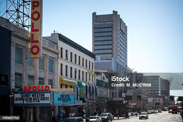 New York City Harlem Apollo Stock Photo - Download Image Now - 2015, Arts Culture and Entertainment, Billboard