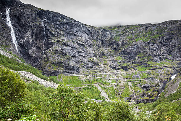 istock Trollstigen, Troll's Footpath, serpentine mountain road in Norwa 495604161