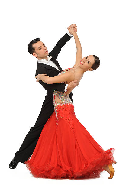 istock beautiful couple in the active ballroom dance 495604839