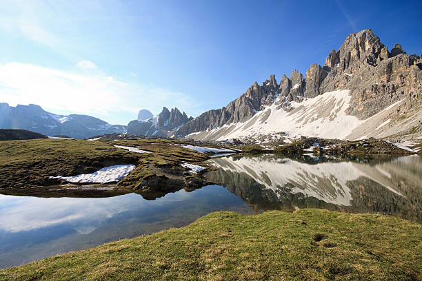 istock lakes of plans and Monte Paterno 495606725