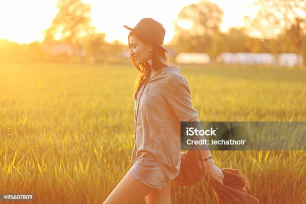 Walk In Sunlight Stock Photo - Download Image Now - Nature, Shorts, Walking
