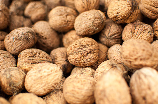 istock Scattered pile of walnuts 495608743
