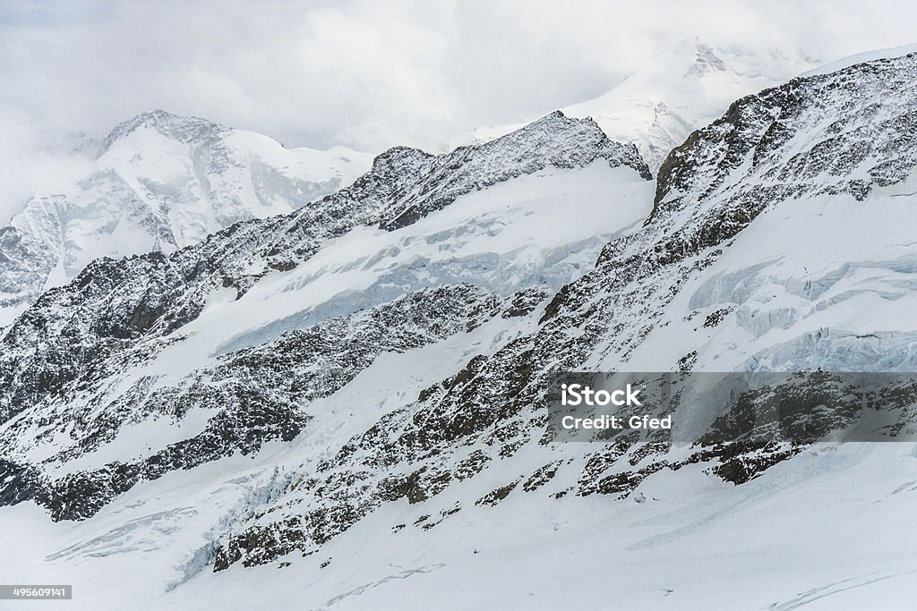 Jungfraujoch - Foto de stock de Alpes europeus royalty-free