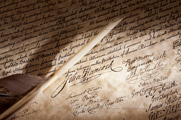 istock Declaration of Independence and Quill Pen 495610205