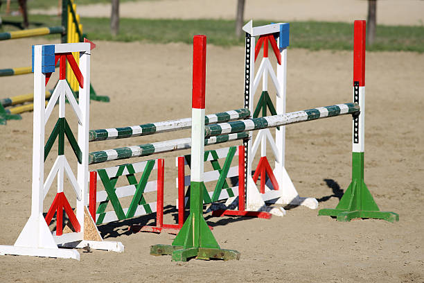 Equitation obstacles bars for horse jumping event