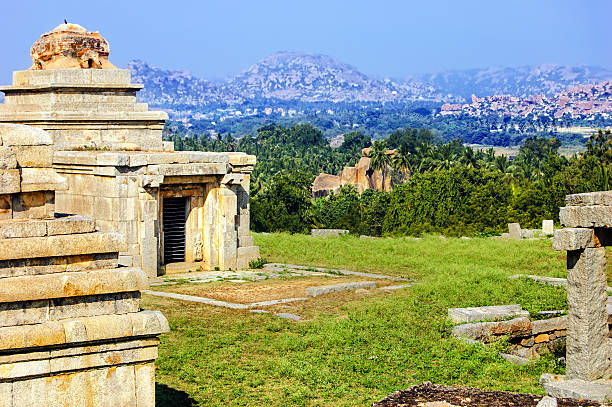 istock Hemakuta hill sunset point  in Hampi, Karnataka, India. 495612896