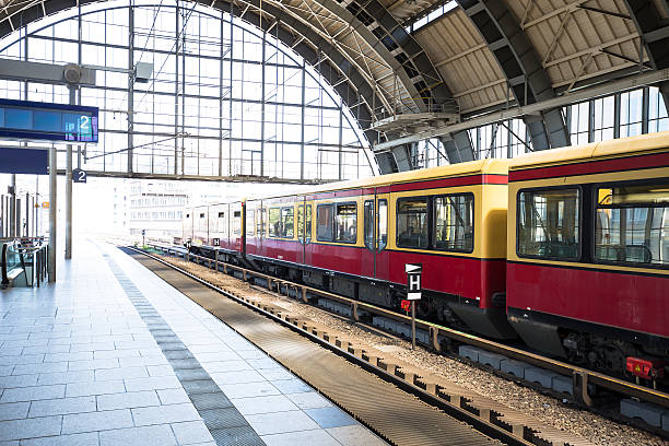 istock S-Bahn station in Berlin underground tube. 495614716