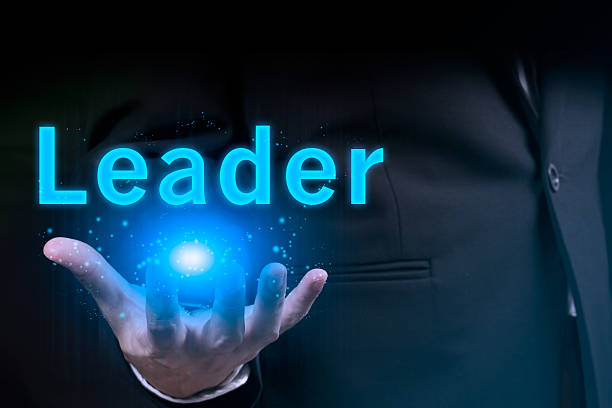 istock Businessman hand holding Leader word 495616718