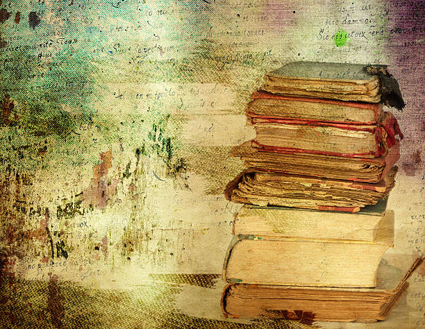 istock Vintage background with old books 495618006