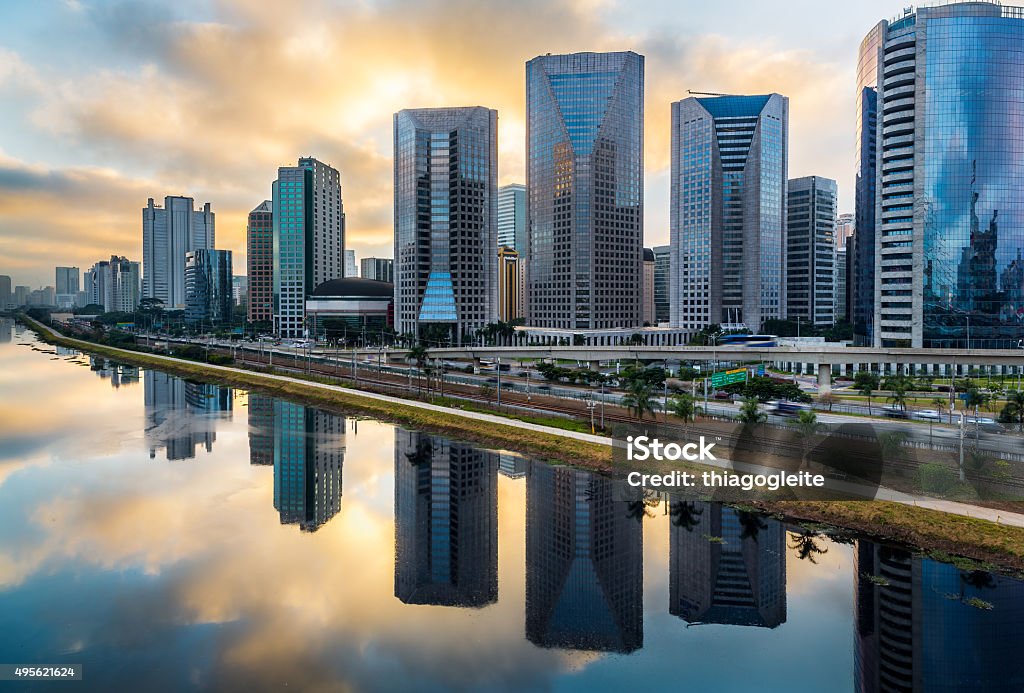 Skyline de Sao Paulo - Photo de Affaires libre de droits