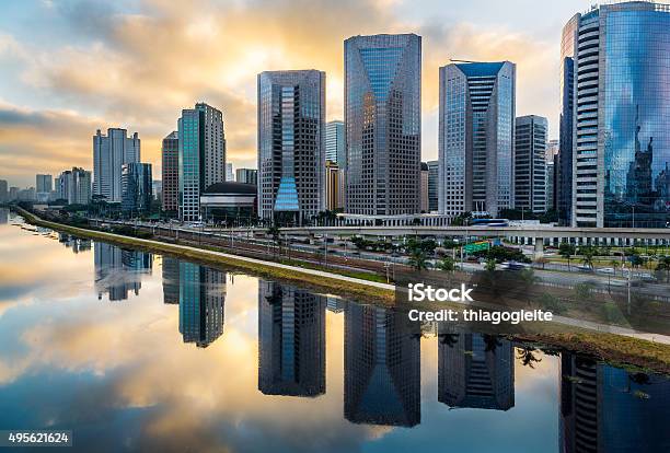 Sao Paulo Skyline Stock Photo - Download Image Now - Brazil, Business, 2015
