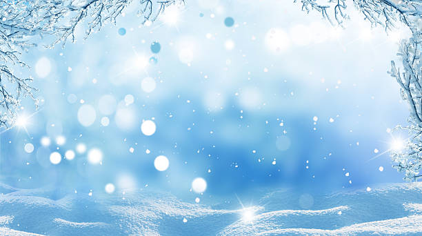 istock winter  christmas background 495623684