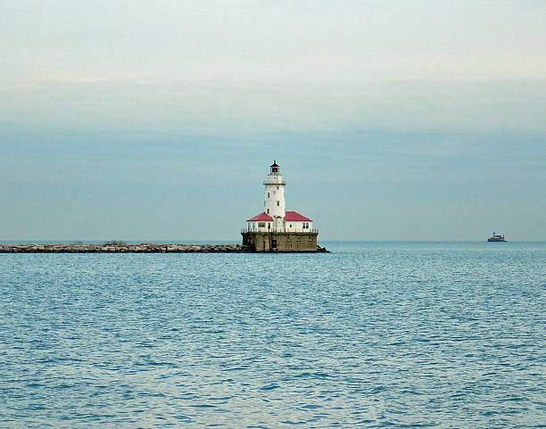 istock Lighthouse - Michigan Lake 495625388