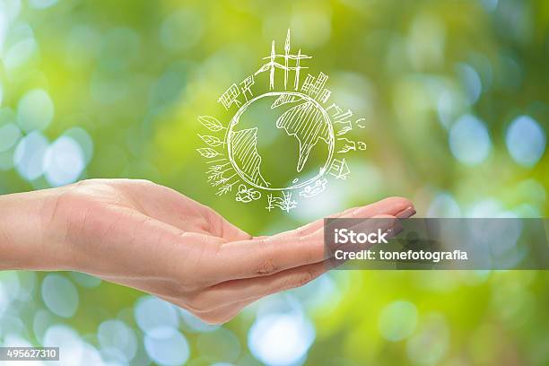 Save Earth Concept Stock Photo - Download Image Now - Energy Efficient, Business, Globe - Navigational Equipment