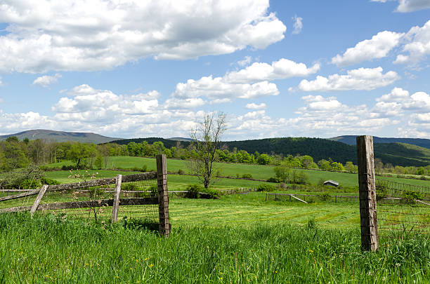 istock Country Scene, Open Pastures, Hudson Valley, NY. 495628331