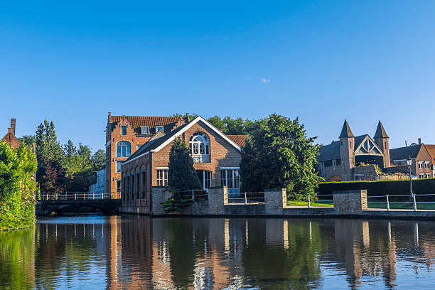 istock building canal Bruges Belgium 495629493