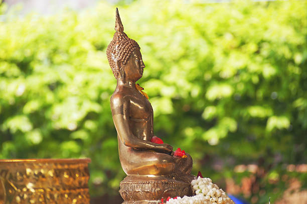 istock Buddha statue in Songkran festiva 495629631