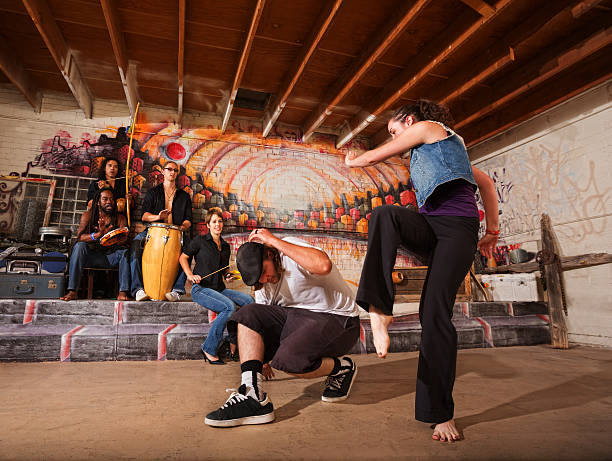 istock Musicians and Capoeira Performers 495629923