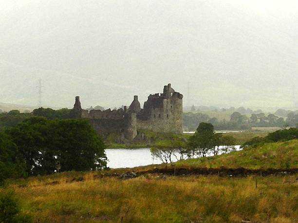 Scottish Castle - abstract stock photo