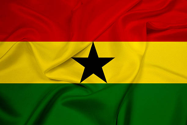 istock Waving Ghana Flag 495631069