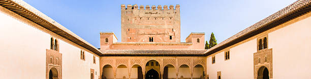 Panoramic view on ancient city of Alhambra