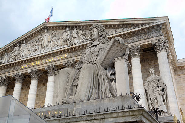 istock Statue near National Assembly. Paris, France 495633049