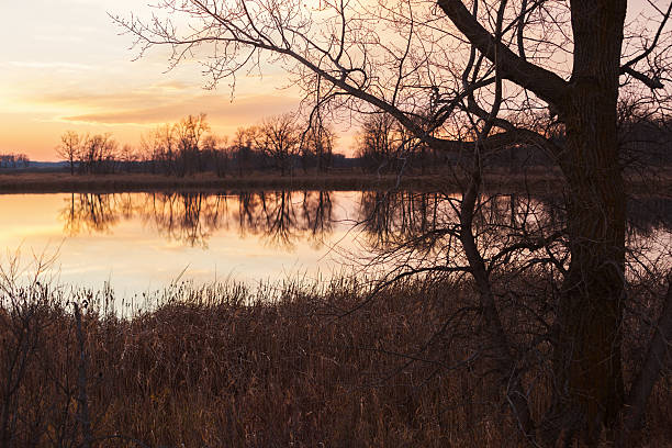 istock Autumn Sunset Over Minnesota Lake 495634526