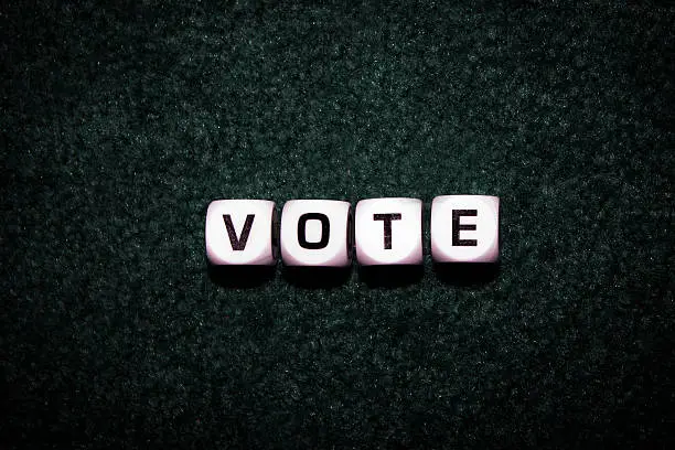 Vote word using scrabble