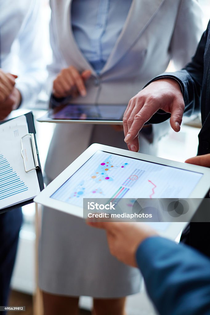 Working With Data Example Working With Statistical Data Stock Photo - Download Image Now - 2015 ...