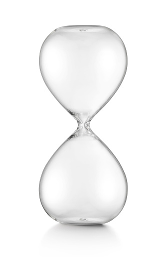 Empty hourglass.