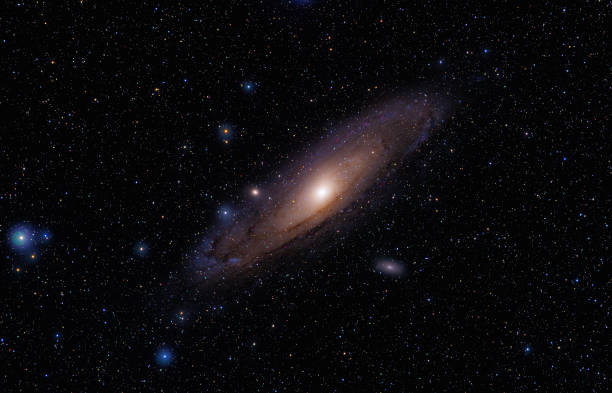 galáxia andrómeda (m31) - ring galaxy imagens e fotografias de stock