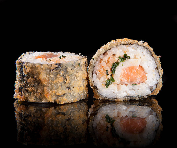 istock Japanese seafood sushi set 495648555